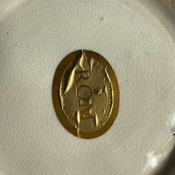 Handcrafted Ceramic Jar with Blue and Yellow Design - Picture 4 of 5